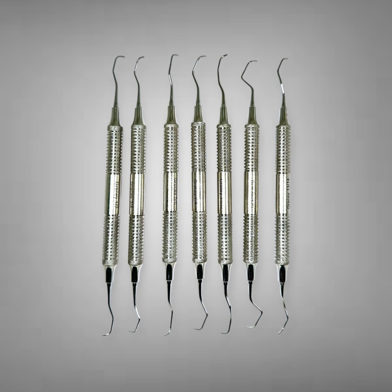 Набір Кюрет Грейсі, 7 штук / Set of Gracey Curettes, 7 pcs